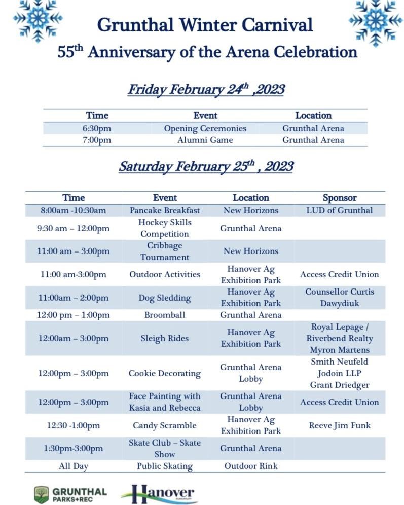 Grunthal Winter Carnival
