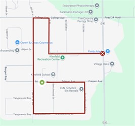 Christmas Parade Route